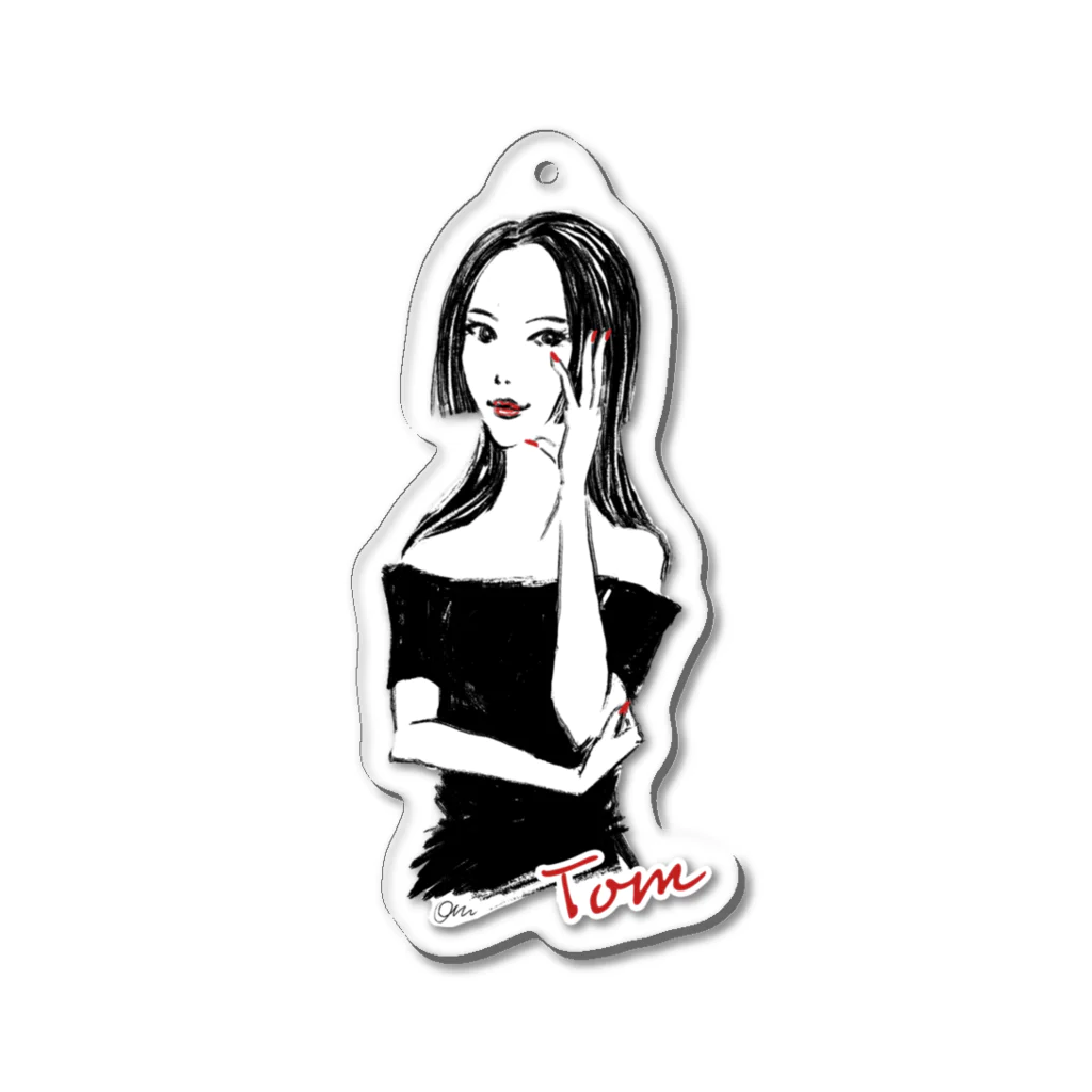 おやみなアート＆ギャラリーショップの「Tomさん」公式グッズ Acrylic Key Chain