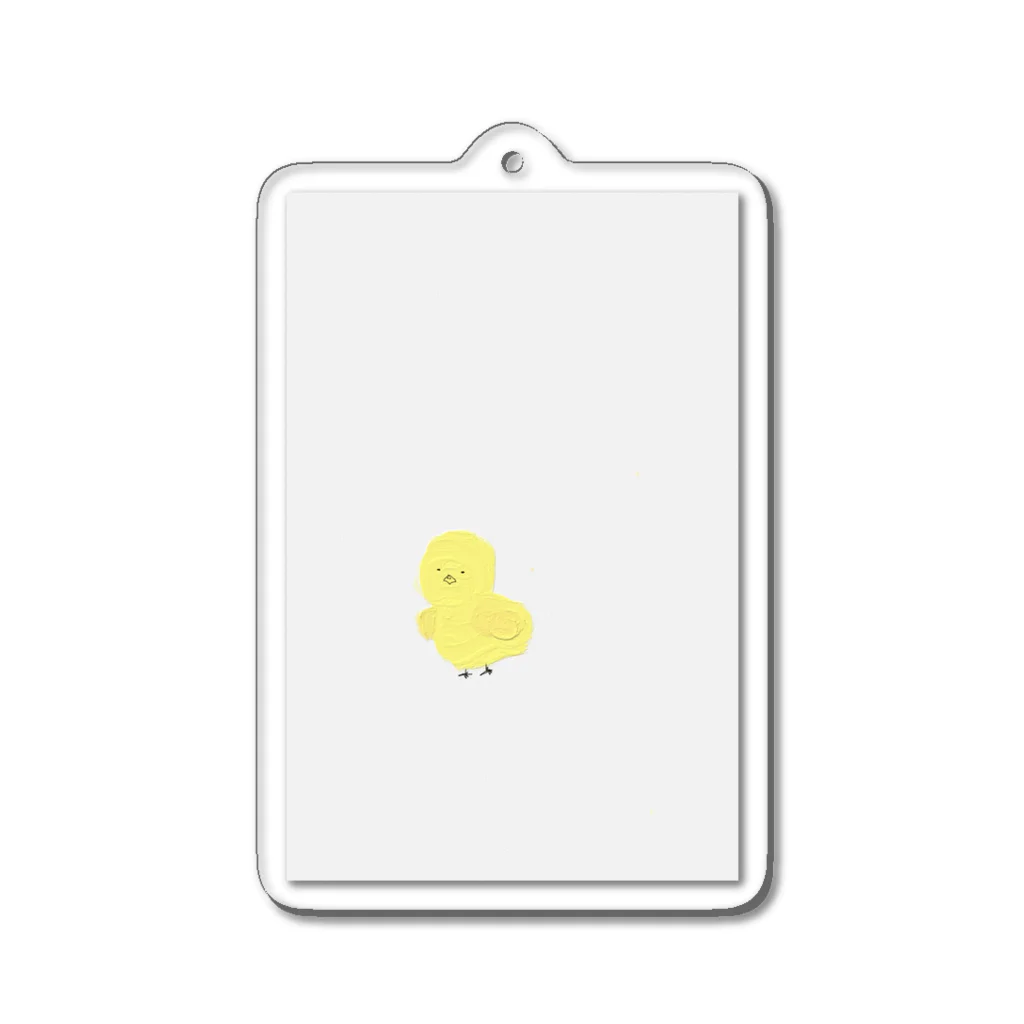 liNgoのなぞのひよこ Acrylic Key Chain