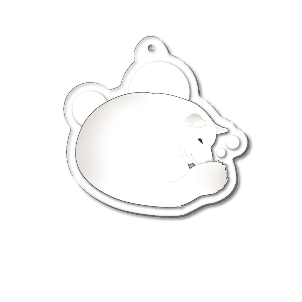 2cochunのきなこちゃん Acrylic Key Chain