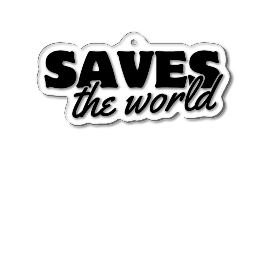 SAVES the WORLDのSAVES2024S.S. アクリルキーホルダー