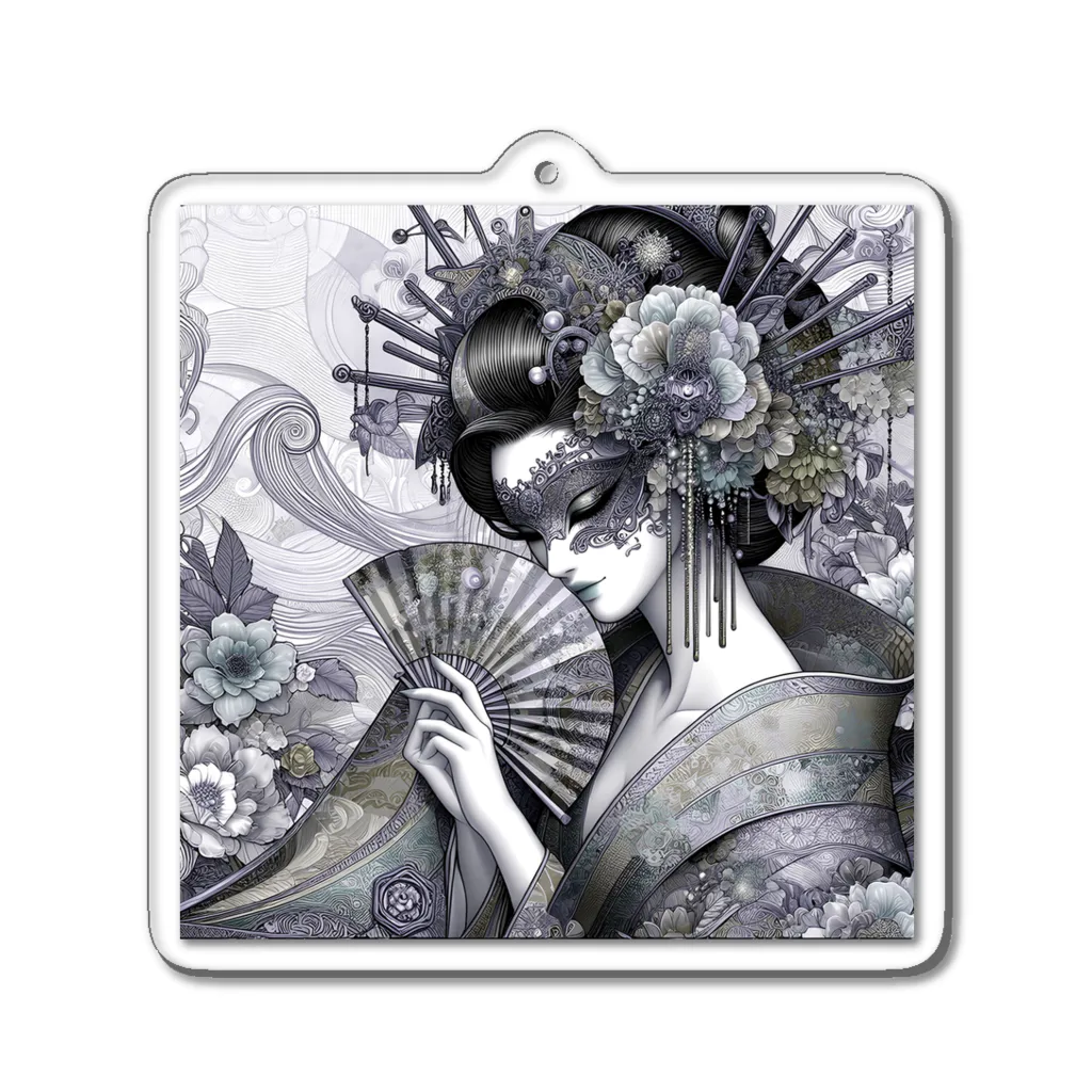 Moichi Designs Shop-2023の仮面舞踏会 Acrylic Key Chain