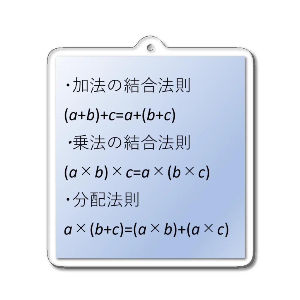 samohan0121の数学の公式をアイテム化　第2弾 アクリルキーホルダー