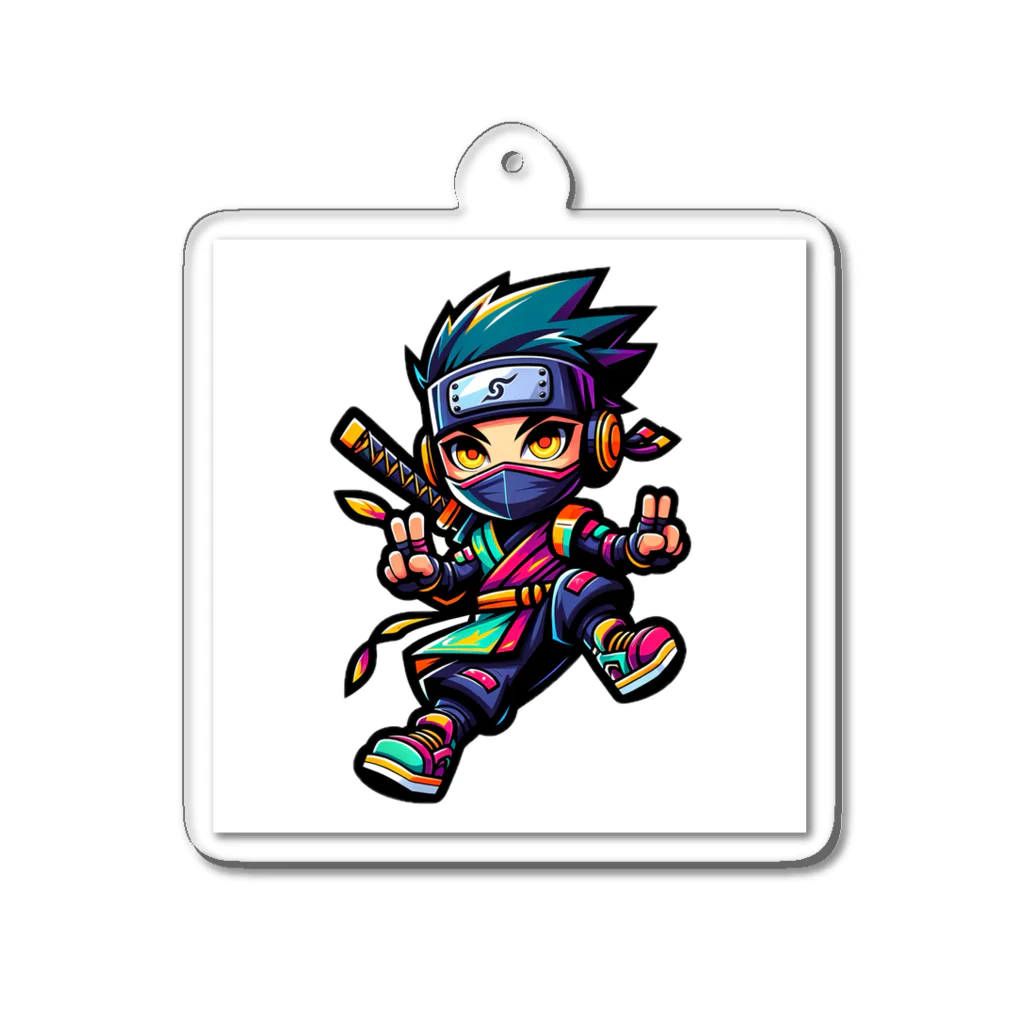 rsrsrsrsrの“Digital Ninja” Acrylic Key Chain