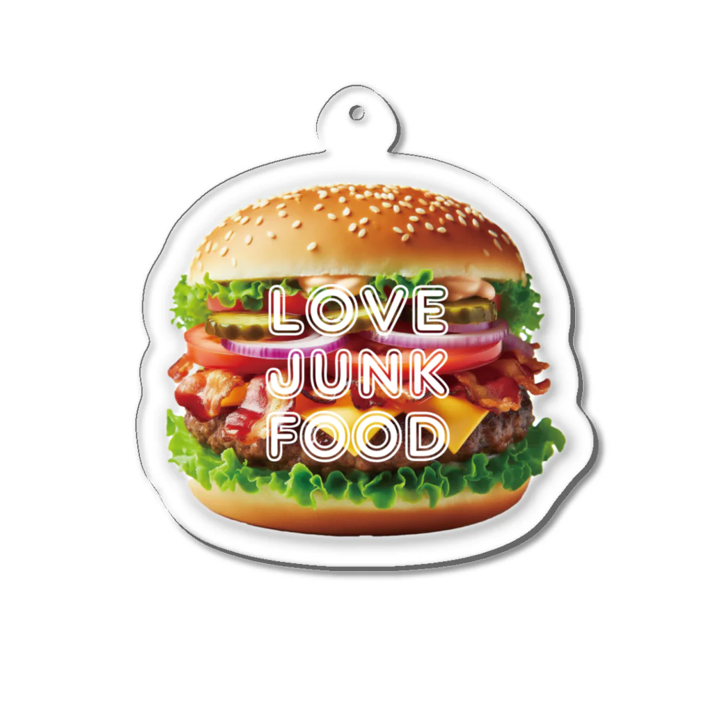 northfieldのLOVE JUNK FOOD Acrylic Key Chain