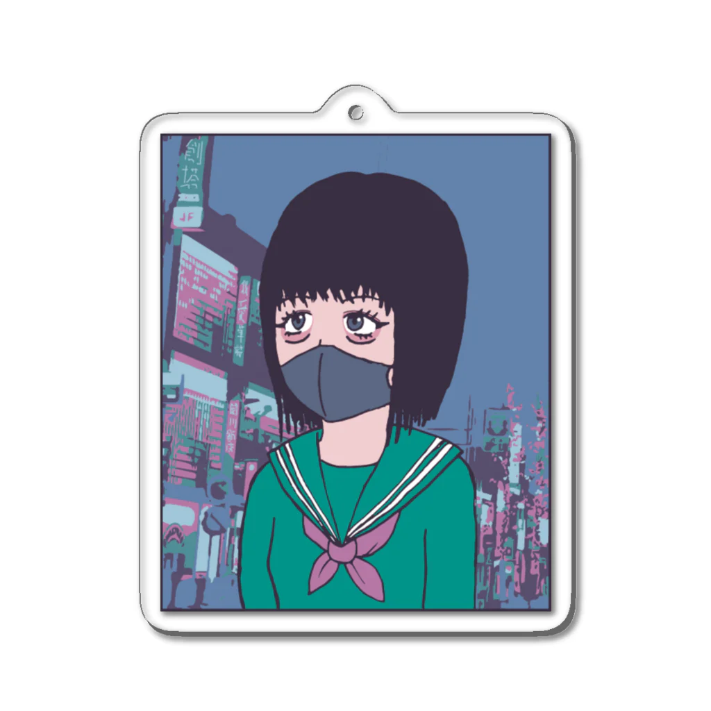 すちゃもんがの制服地雷系女子₍ ^. ̫ .^ ₎ Acrylic Key Chain