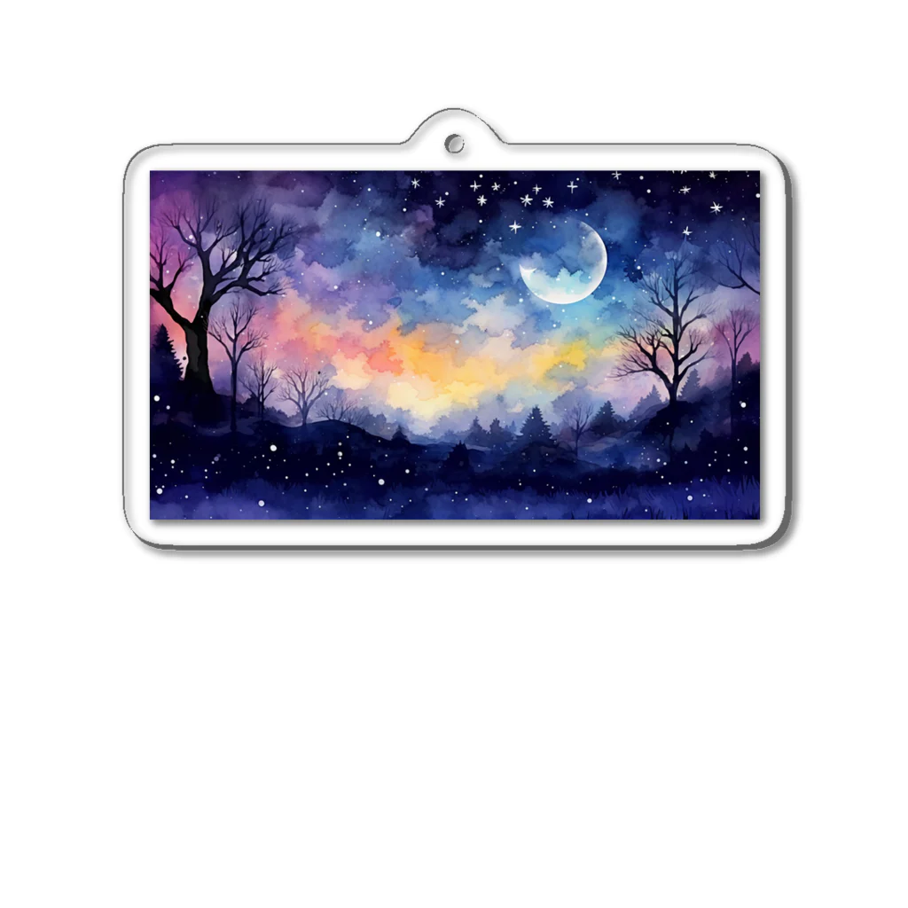 Ux-OsakaのStarry night 3 Acrylic Key Chain