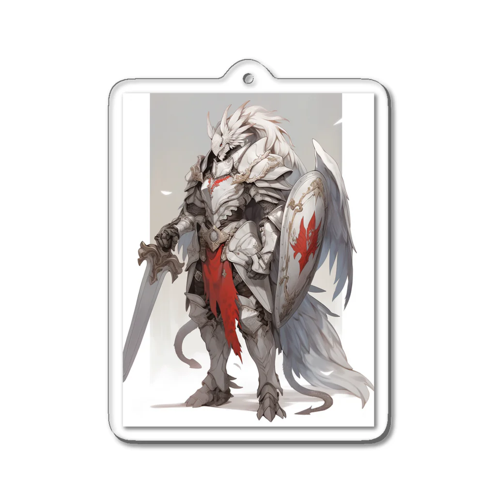 ファンタジー屋の竜獣人の騎士隊長 Acrylic Key Chain