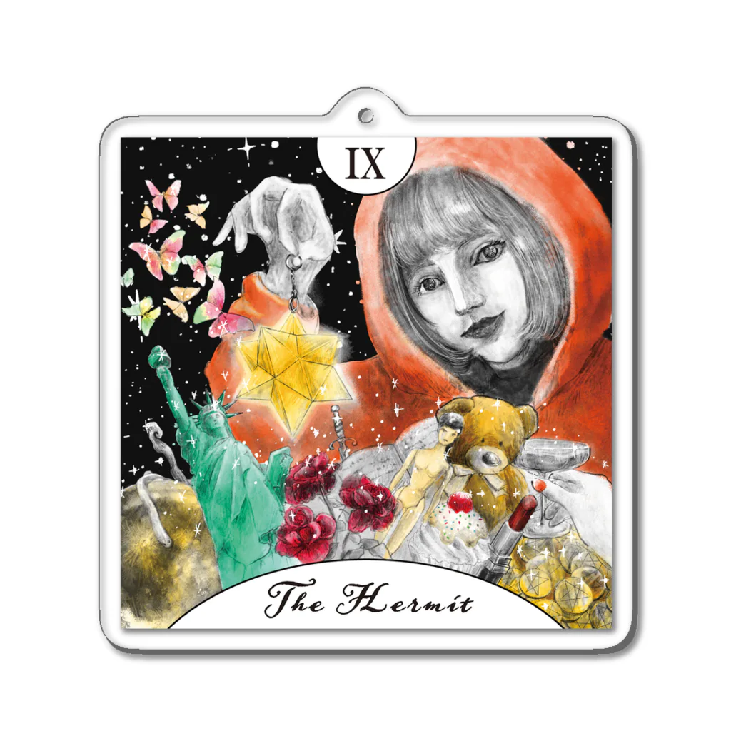 eight_8のTHE HERMIT Acrylic Key Chain