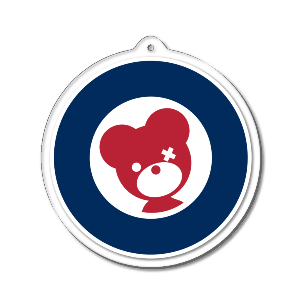 ROYAL BEAR FORCEのRoundel (Royal Bear Force) Acrylic Key Chain