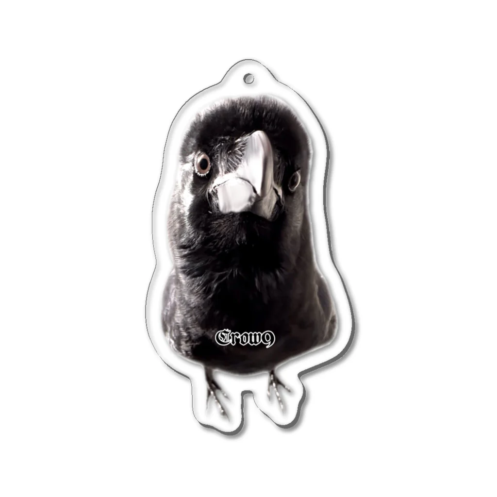 カラスのクッピのカラスのノノラ Acrylic Key Chain