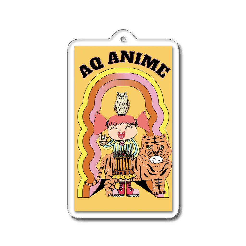 AQAnime ArtShopのAQ ANIME 虎女子 Acrylic Key Chain