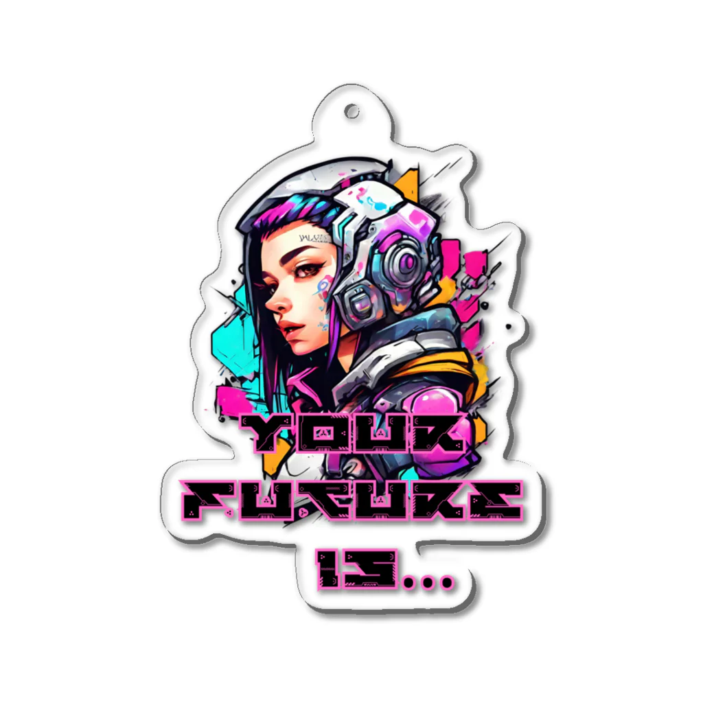 Dis GuapのYFI Acrylic Key Chain