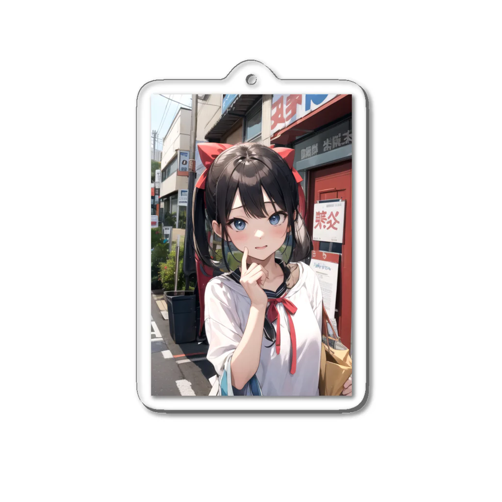 ビッグスマイルライフの#３　美女 Acrylic Key Chain