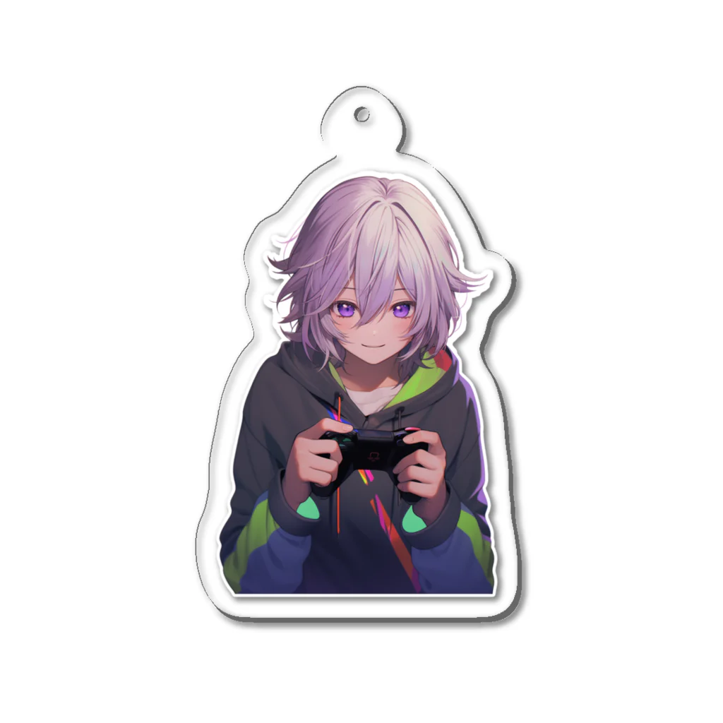 AICreaterのゲーミングBoy No.1 Acrylic Key Chain