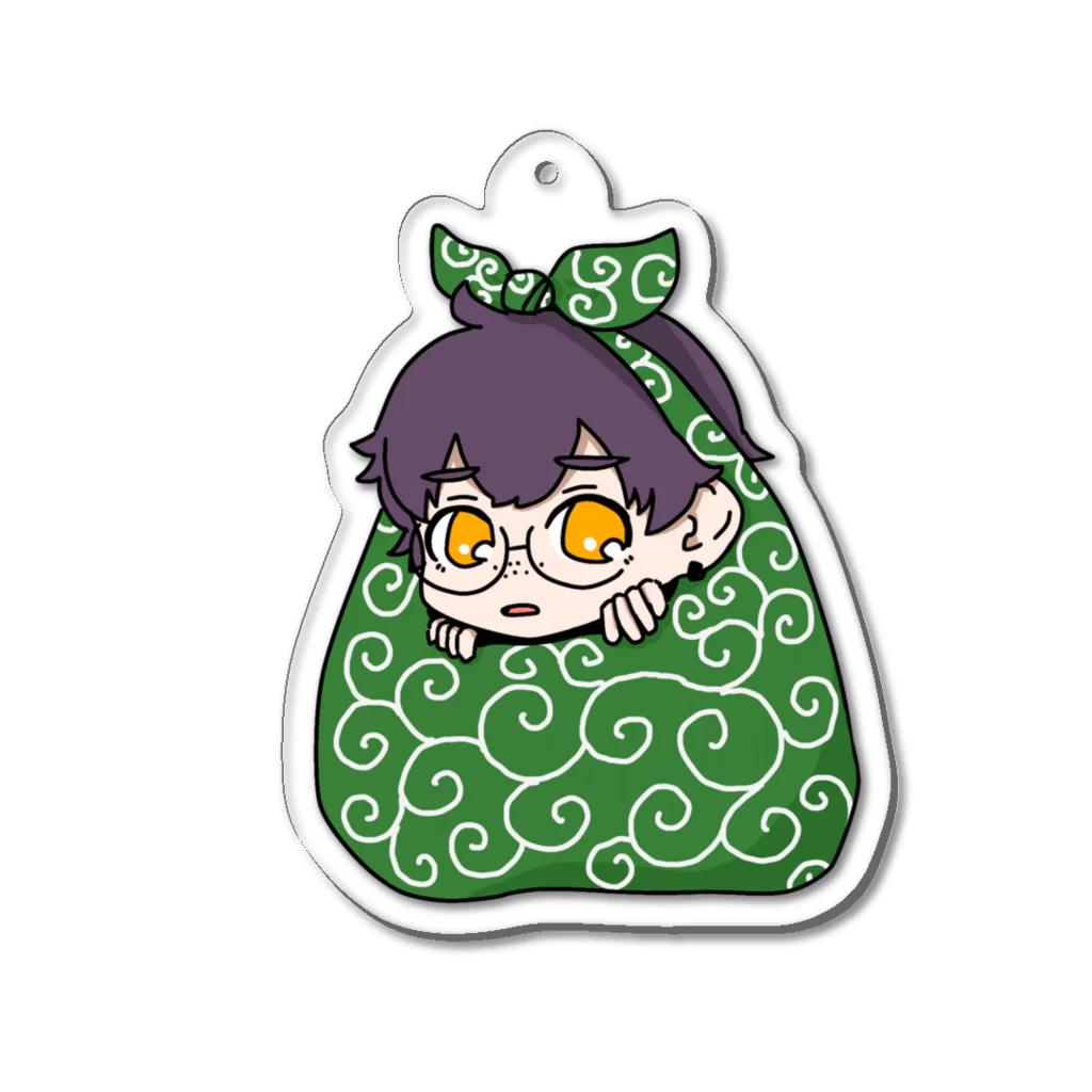 啜の勹己 Acrylic Key Chain