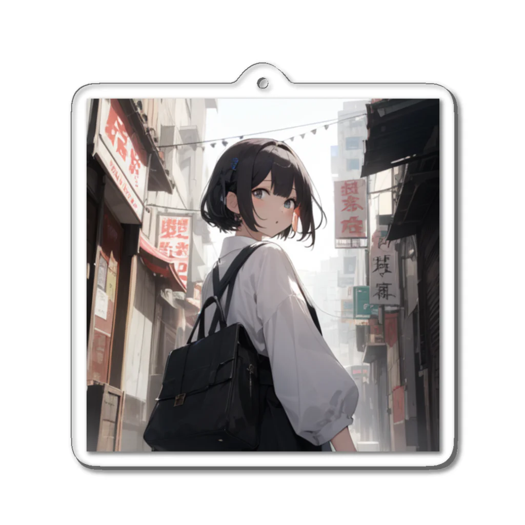 sion1010のオリジナルイアラスト Acrylic Key Chain