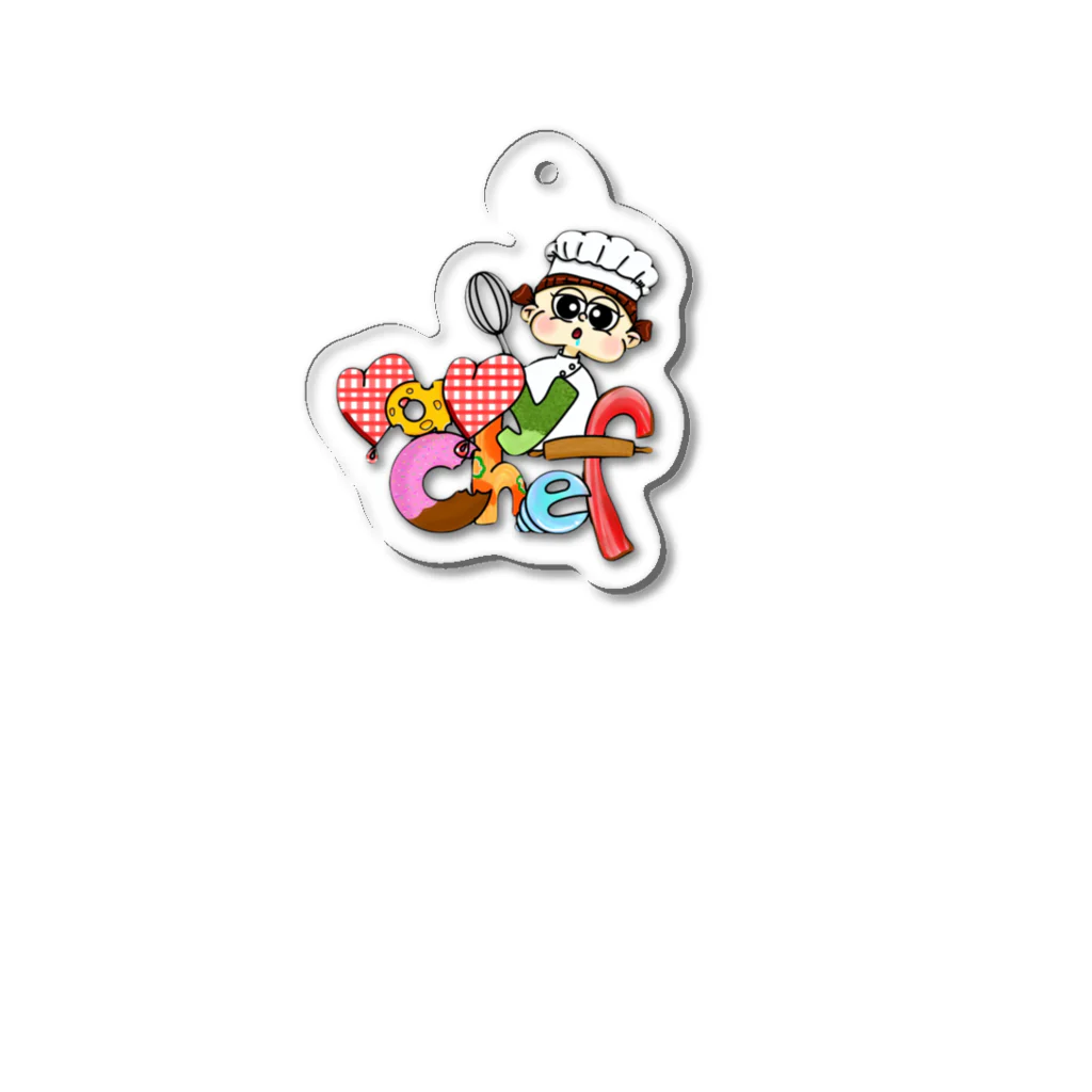 KanechunのBABYCHEF Acrylic Key Chain