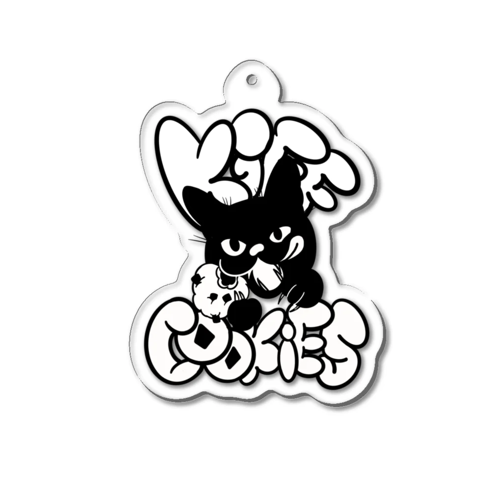 aliceのalice loves cookies Acrylic Key Chain