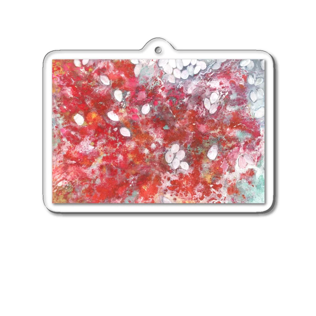 かたかみの横向き　No.12  宵 Acrylic Key Chain