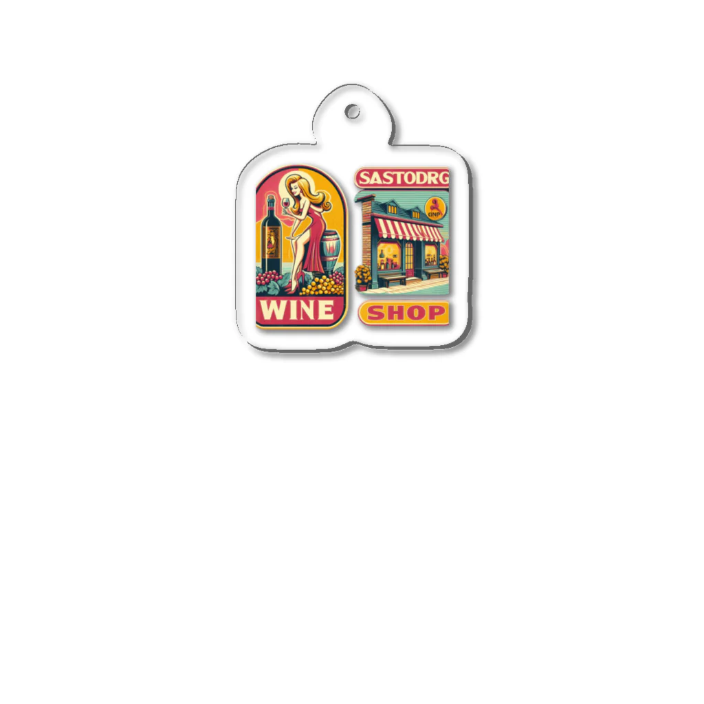 MOONY'S Wine ClosetのClassic Vino Acrylic Key Chain