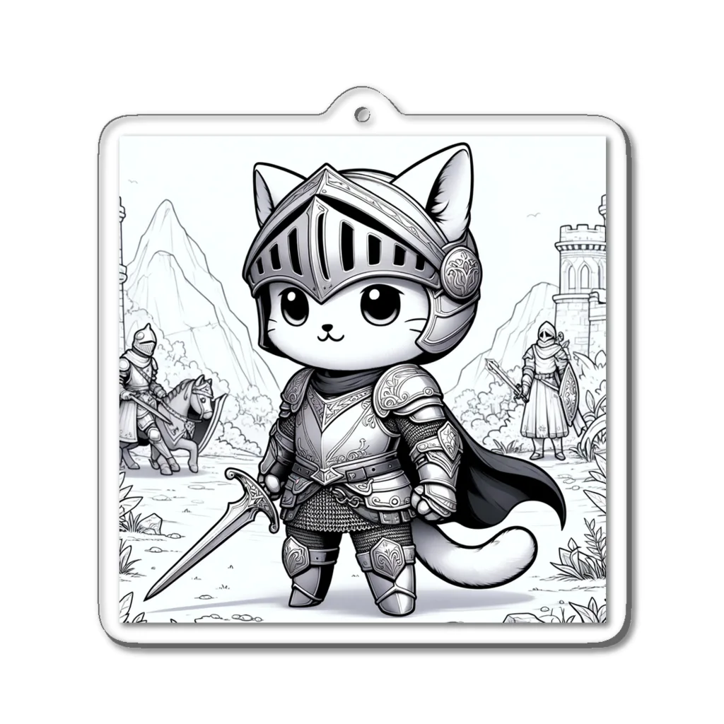 われらちきゅうかぞくのナイト キャッツ(Knight Cats) アクリルキーホルダー