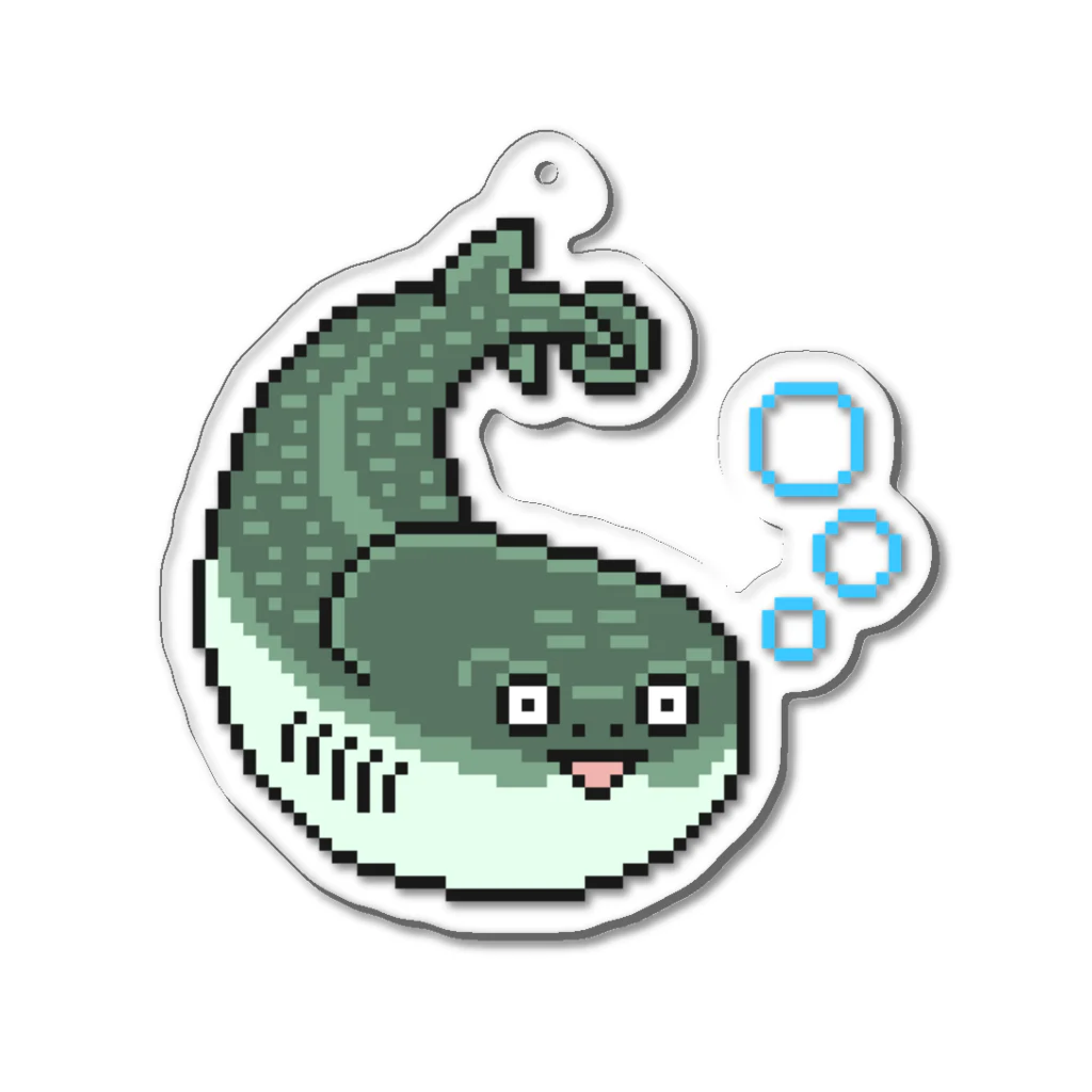 Ryu_Amanoのドット絵古代魚・サカバンバスピスA アクリルキーホルダー