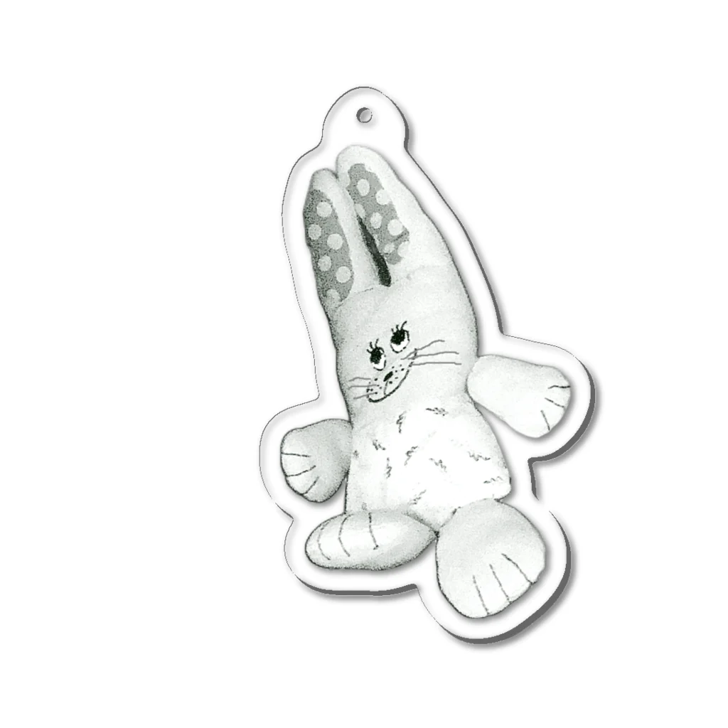 PAW WOW MEOWのおとぼけラビット Acrylic Key Chain