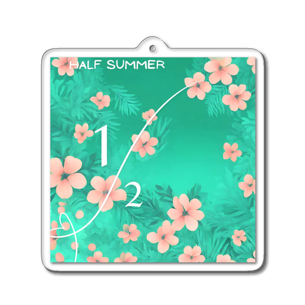 evening-fiveのHALF SUMMER 001 Acrylic Key Chain