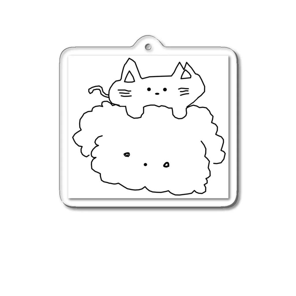 むぎにゃんのむぎにゃん Acrylic Key Chain