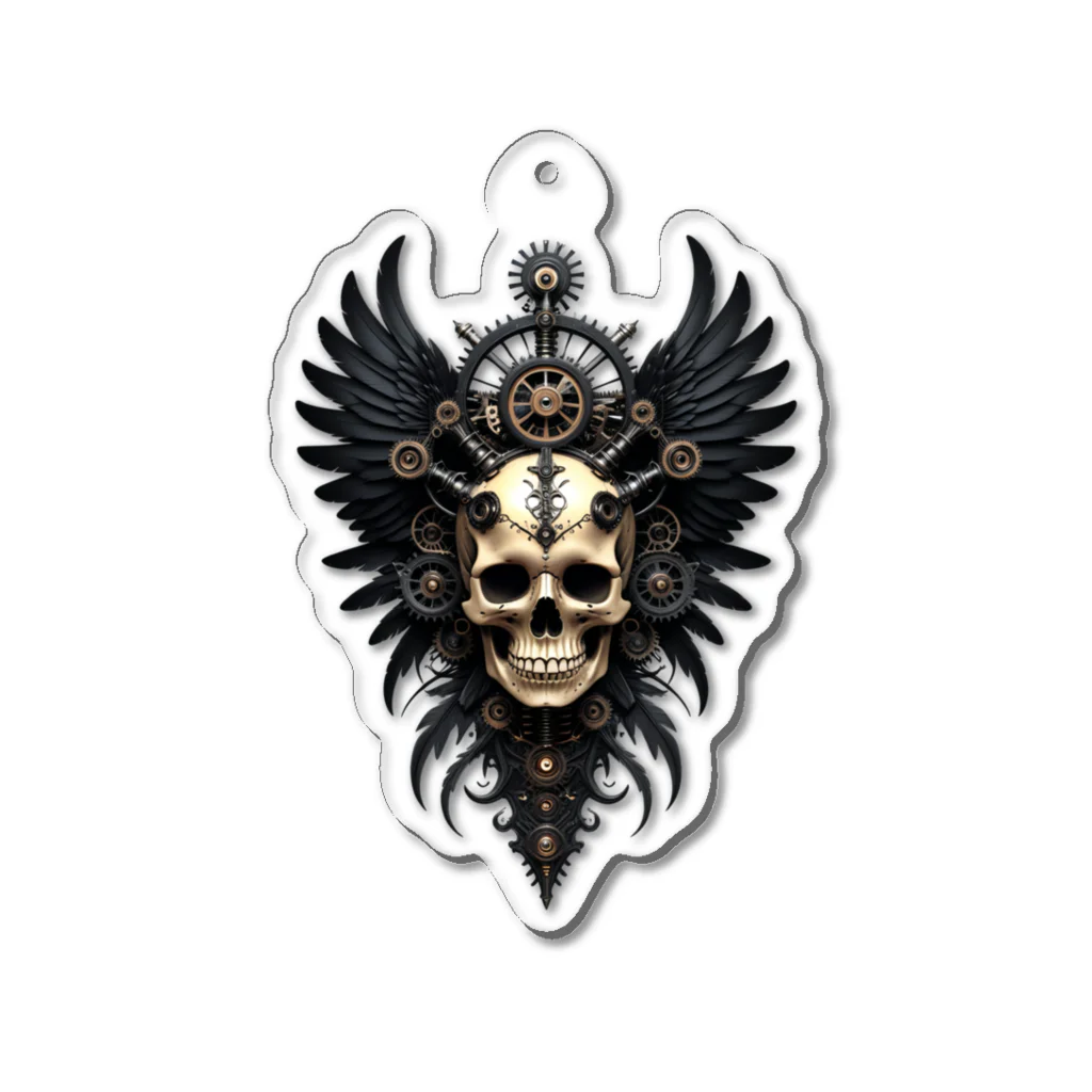 PiNK+18COMiCSのSTeAMPuNK+SkULL_00006 Acrylic Key Chain