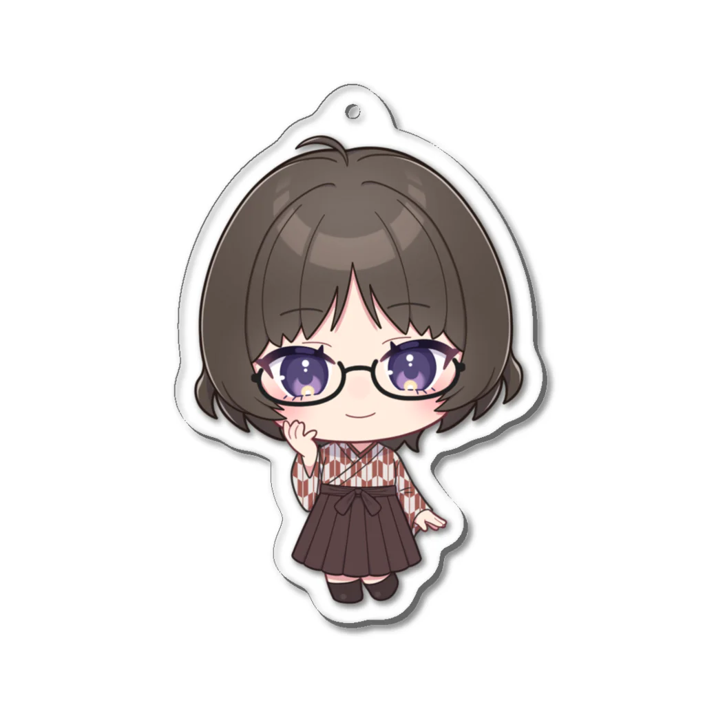 五反田えぬ Enu Gotandaの五反田えぬアクリルキーホルダー(微笑み) Acrylic Key Chain