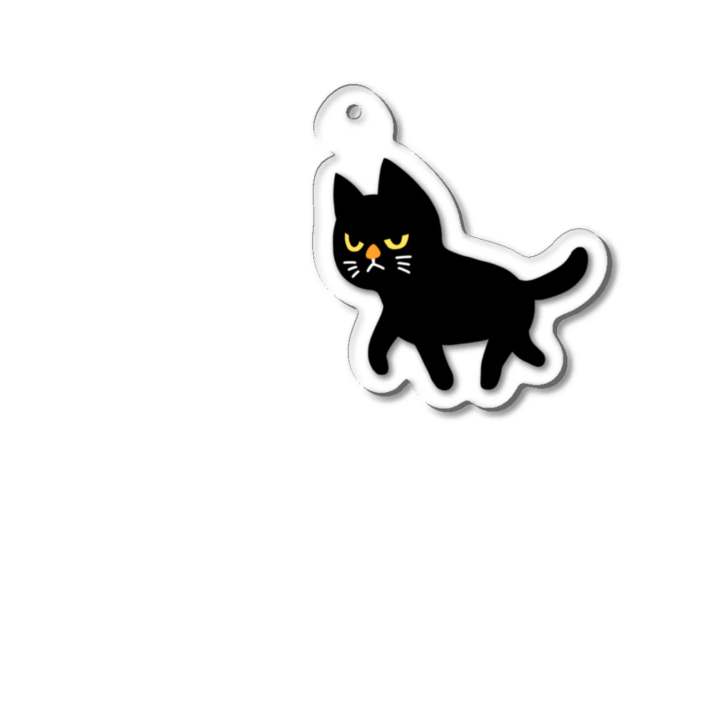 宇野のお店の黒猫ちゃん Acrylic Key Chain