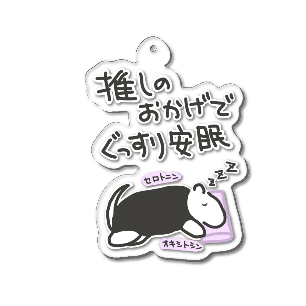 ミナミコアリクイ【のの】の推しのおかげで眠れる【ミナミコアリクイ】 Acrylic Key Chain