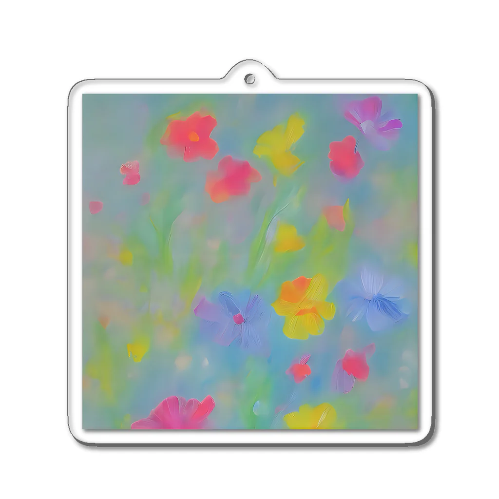 tleflower のFlower Acrylic Key Chain