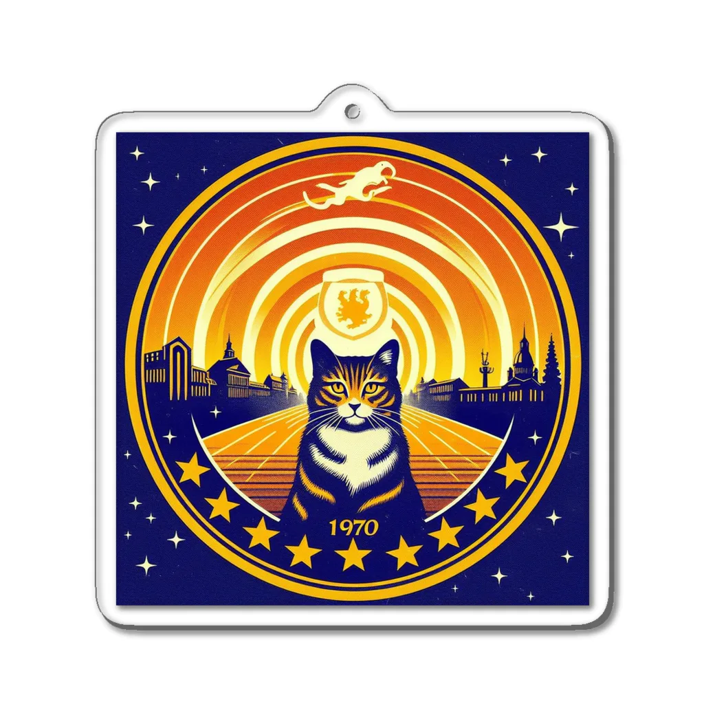 猫猫’ズのMeow University シリーズ【星】 Acrylic Key Chain