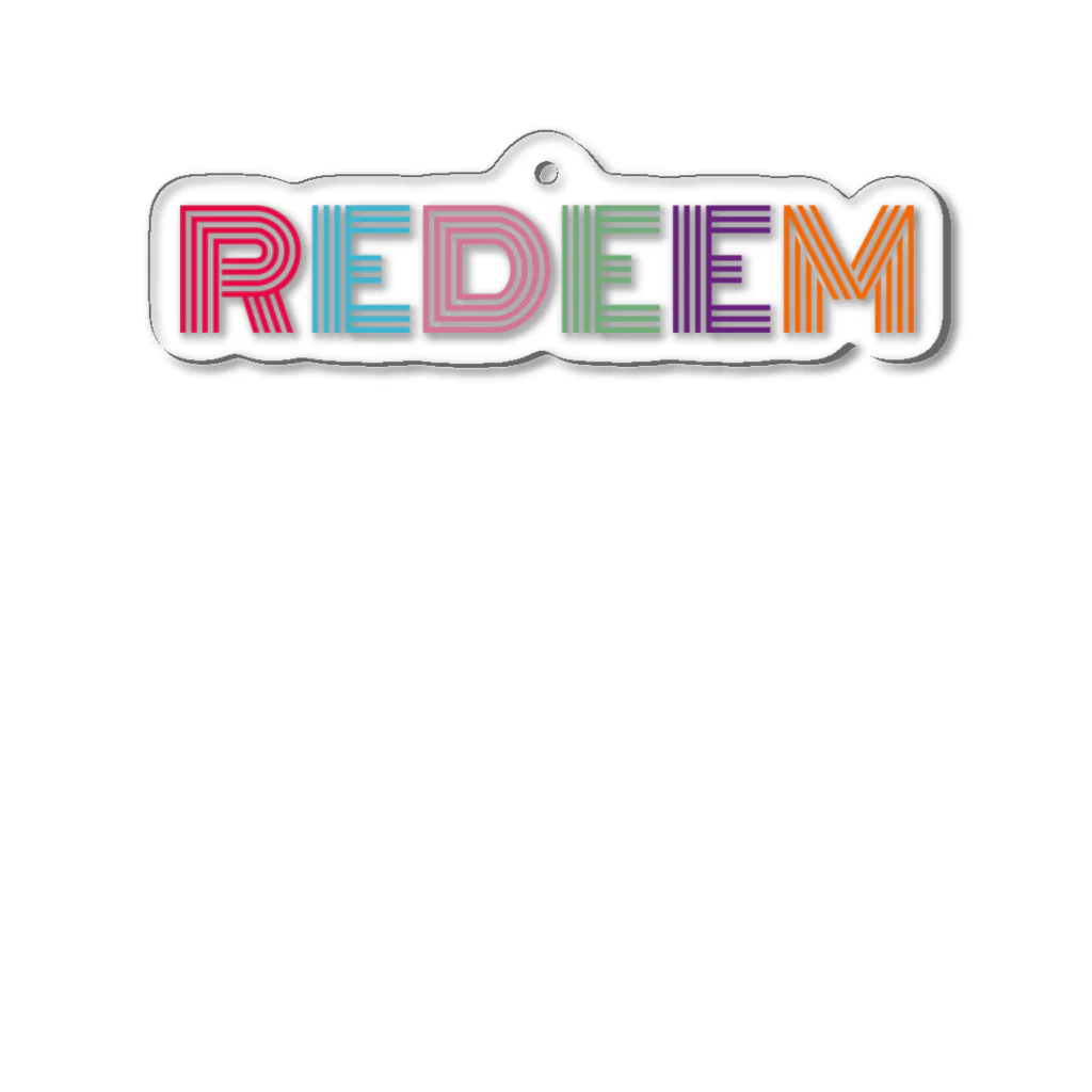 REDEEMのREDEEMレインボー アクリルキーホルダー