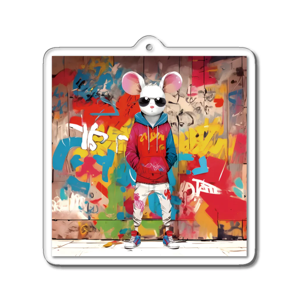 GRAFFITYのmouse-man-1 Acrylic Key Chain