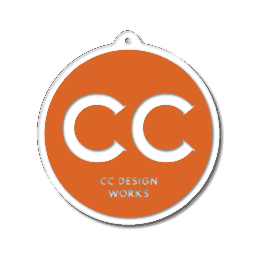 CC DESIGN WORKSのロゴマーク-02 Acrylic Key Chain