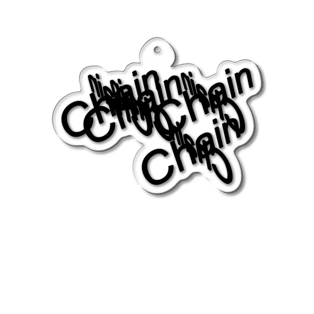 ChainChain SUZURI店のChainバググッズ A アクリルキーホルダー