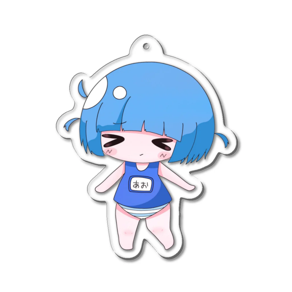 KY系JSあおちゃんのあおちゃん Acrylic Key Chain