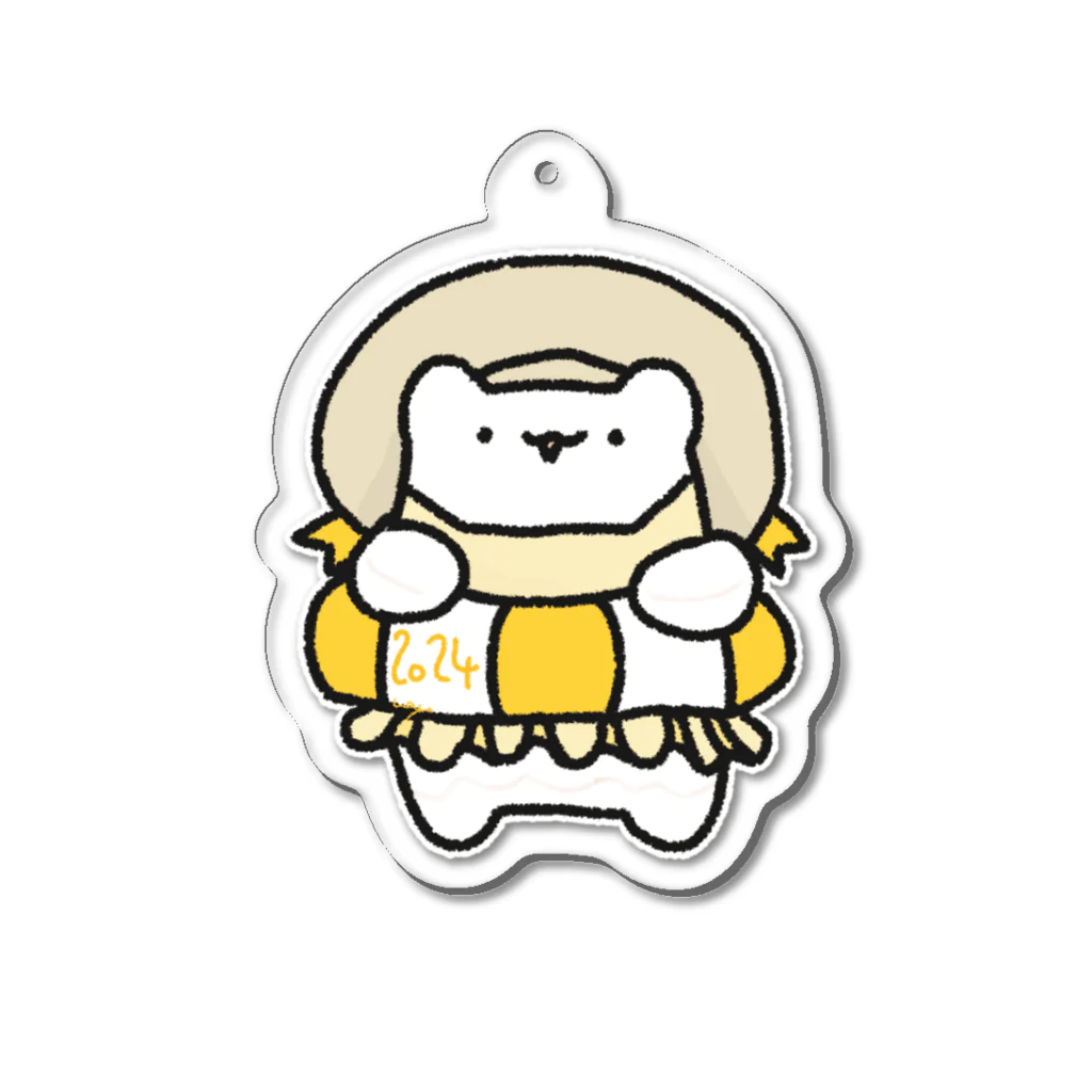 わくわく珍獣パークの２０２４夏の装いまるねすちゃん Acrylic Key Chain