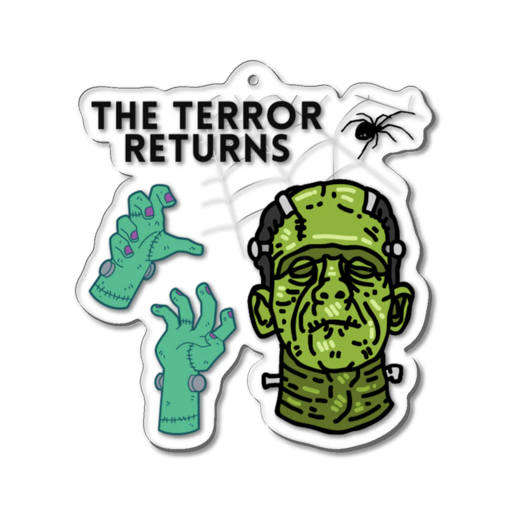 CHIBE86のThe terror returns（恐怖の復活） Acrylic Key Chain