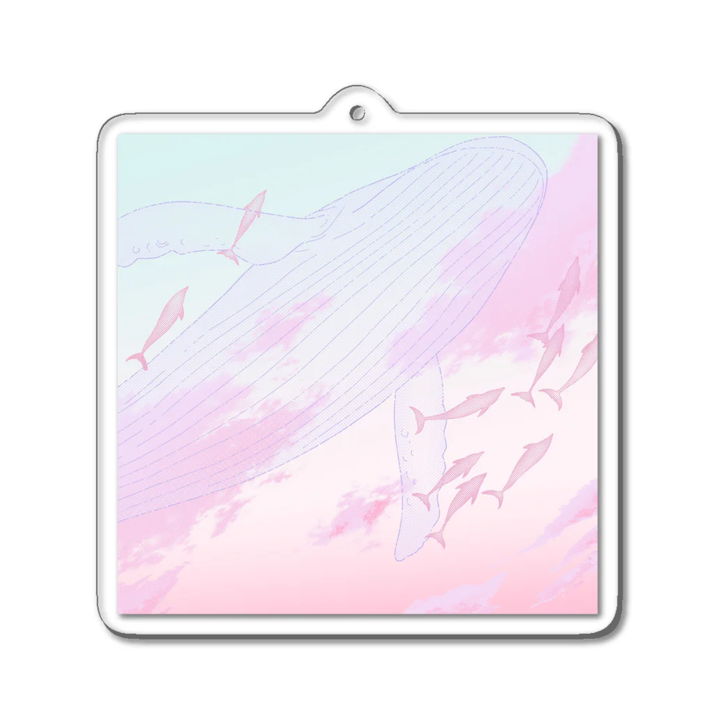 けいの明け方の空 Acrylic Key Chain