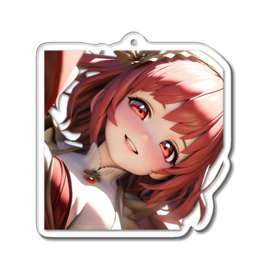 studio AzurのAzvl 幼い頃のツンデレ娘 Acrylic Key Chain