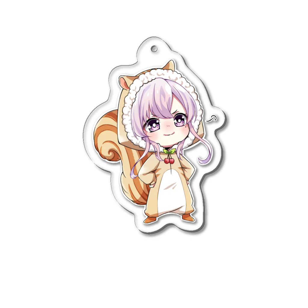 くららん坊のどやりす Acrylic Key Chain