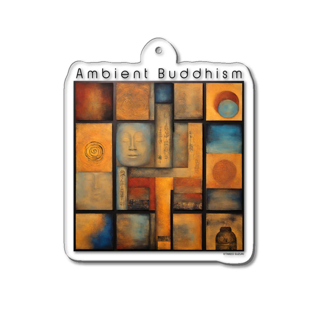 TAKEO SUZUKI / TASKENのAmbient Buddhism2 Album Art T-Shirts Acrylic Key Chain