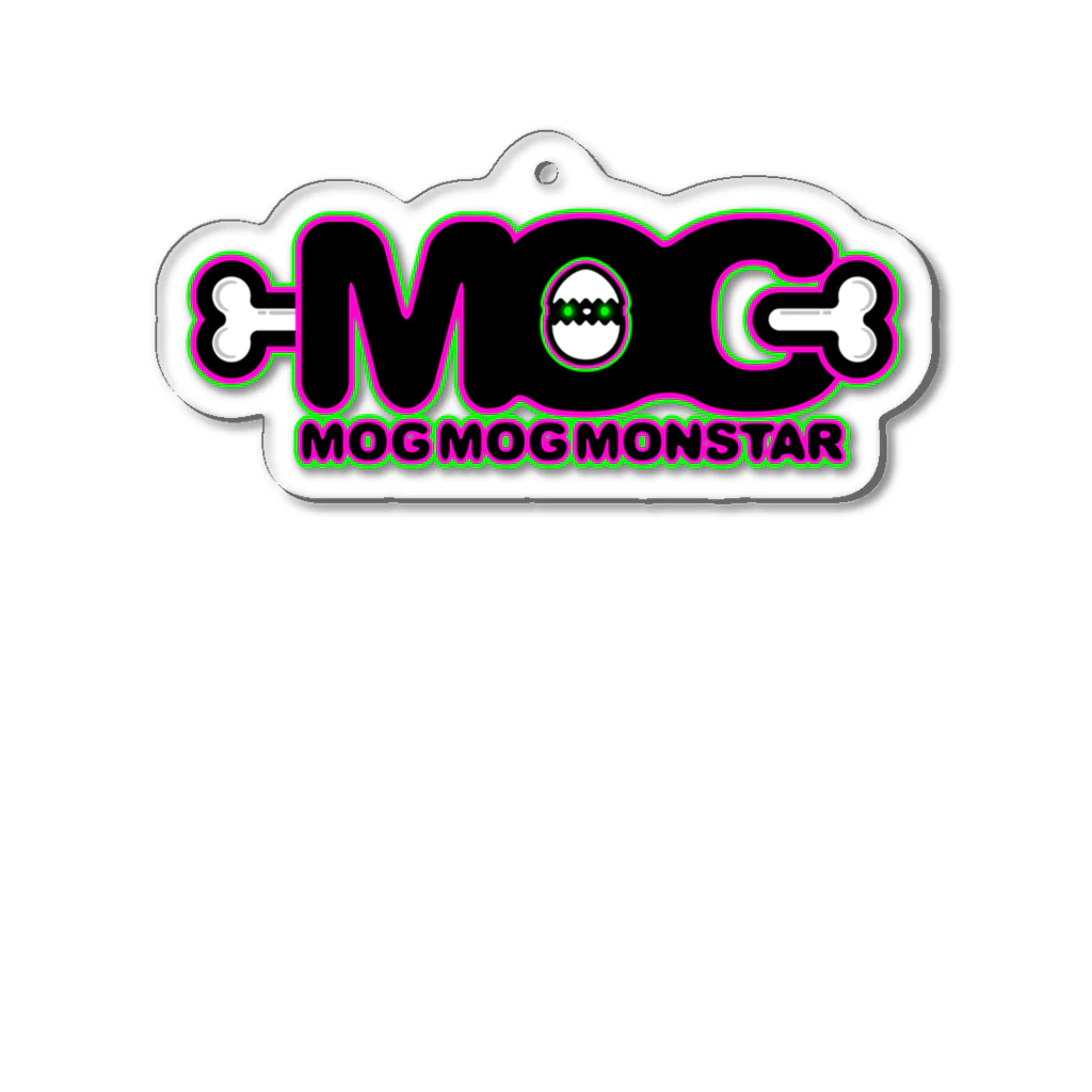 はるひな工場のMOG NEW LOGO A Acrylic Key Chain