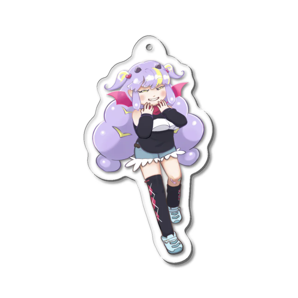 よなよなこうもりのよなこちゃん　2024 Bパターン Acrylic Key Chain