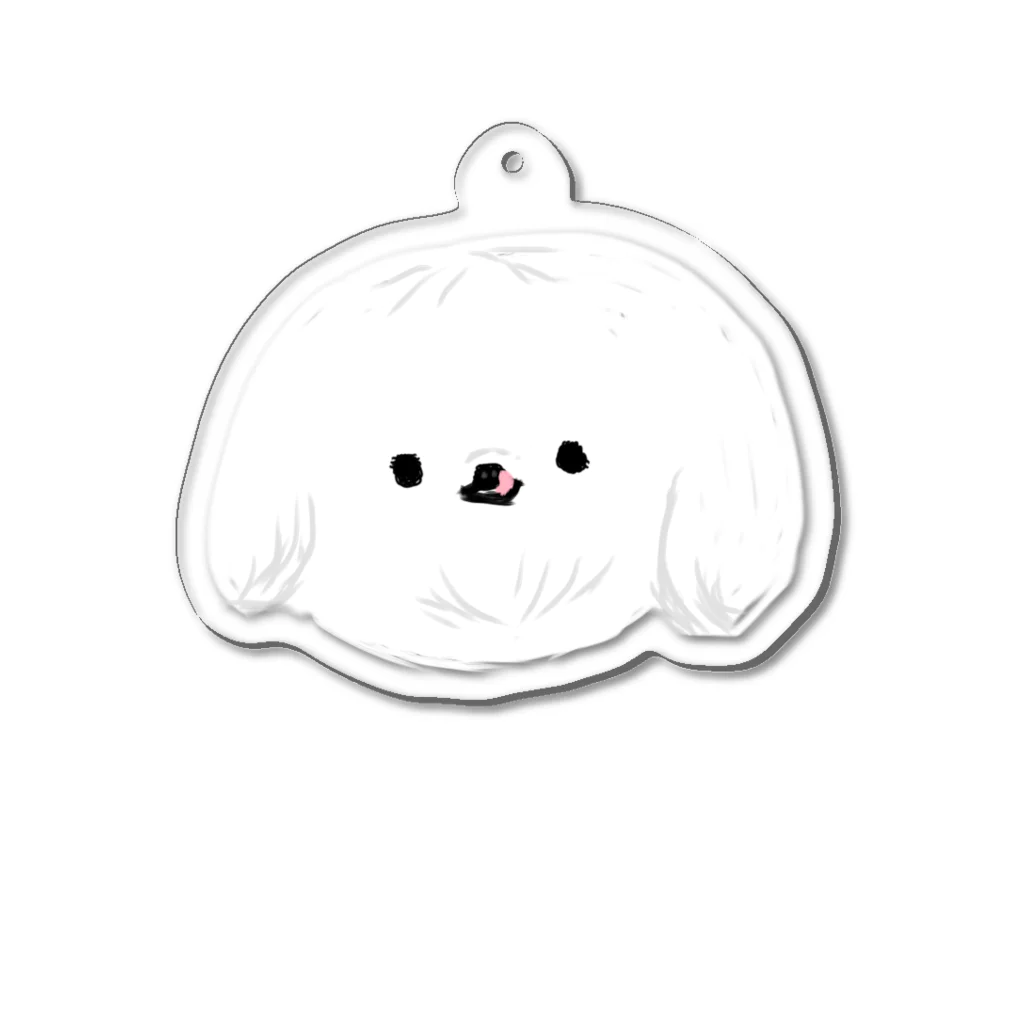 テレパシーズー犬のはなぺろぺろ Acrylic Key Chain