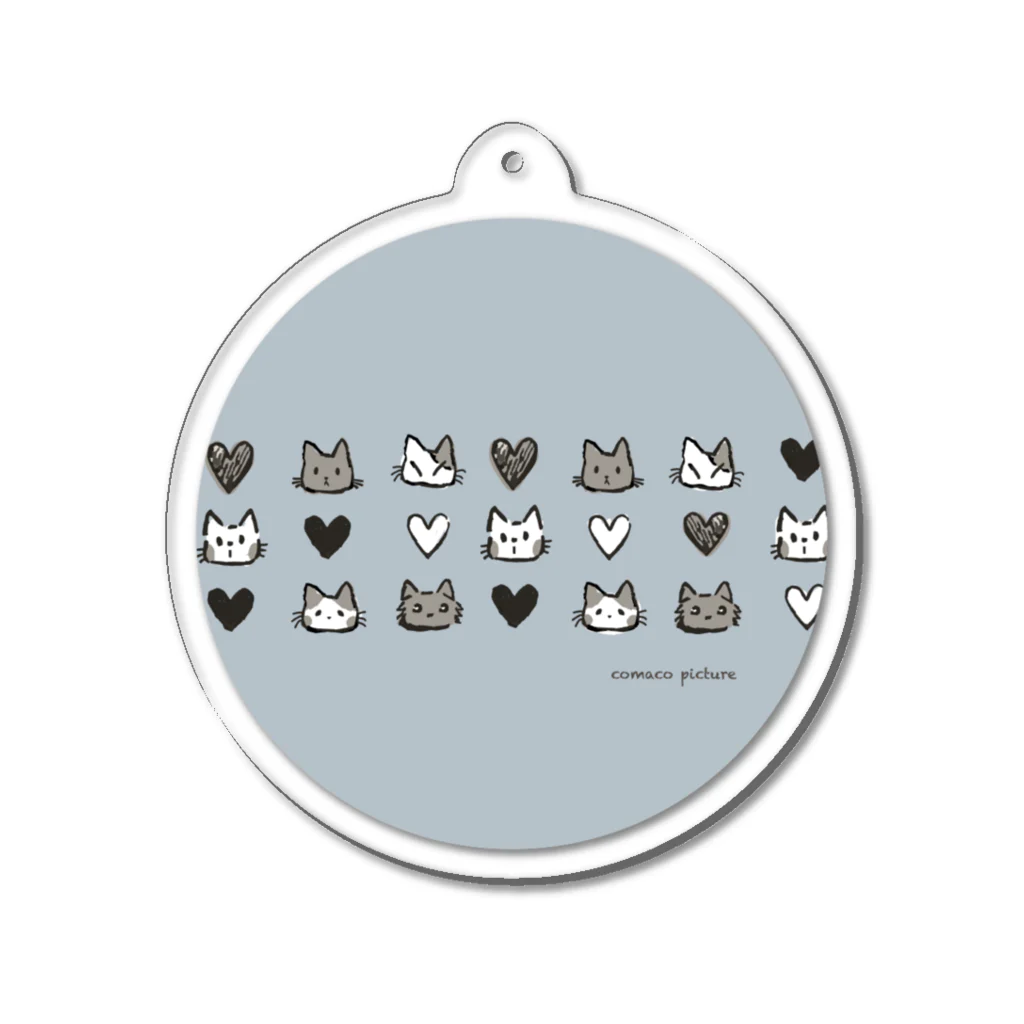 猫のグッズ屋 “ ねこつながり "のねこつながり Acrylic Key Chain